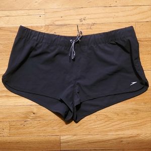 Speedo Women's Swim Shorts, Black, Medium